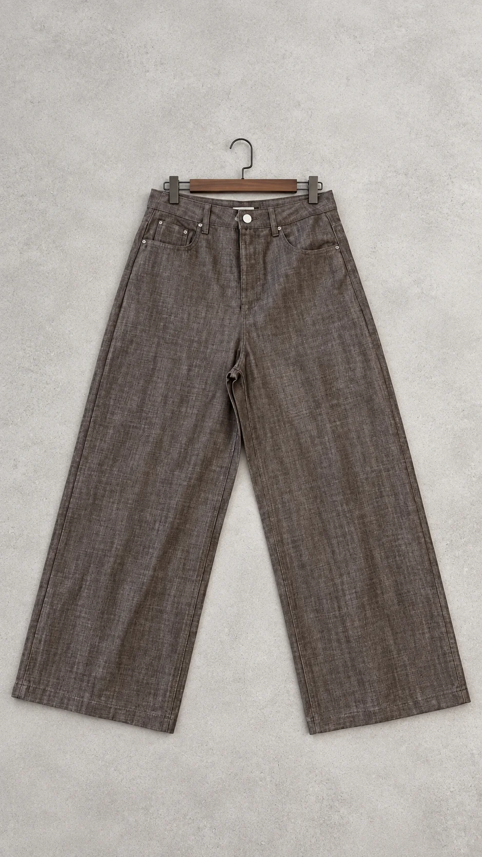 Brown crosshatch: готовый образец SUN DENIM, вид спереди